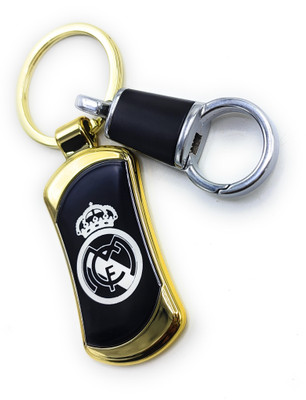 Jdp Novelty Premium Metalic Keyring for Football Club Lover real-medrid Logo Key Chain