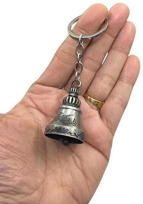 STREET WING Tibetan Bell Keychain Temple Bell Keychain Evil Eye Black Hook Green Key Chain