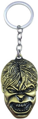PEARLISH Hulk Solid Metal Keychain/ Golden Key Chain