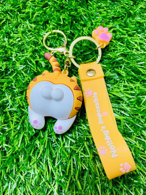 GKM Butt 3D design attractive pvc keychain Key Chain