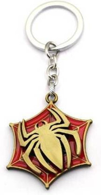 GSV Rotating Gold&Red Animal Spider Keychain best quality Key Chain