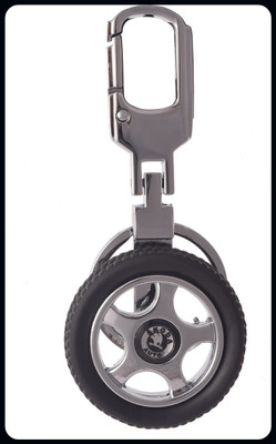 gtrp Skoda Spinning Tyre Rotary Wheel Locking Metal Keychain Key Chain-A Key Chain