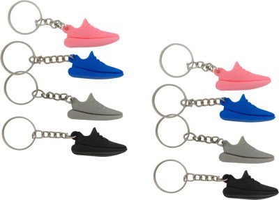 Newview Multicolor Sneakers Shoes rubber keychain pack of 8 Key Chain Key Chain
