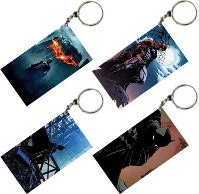 MITTRA Indiacraft DC Unique Style 4 pcs Combo Keychain Key Chain