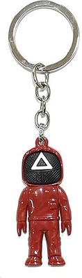 Augen Action Figure Stainless Steel Keychain Metal for Gifting Key Chain