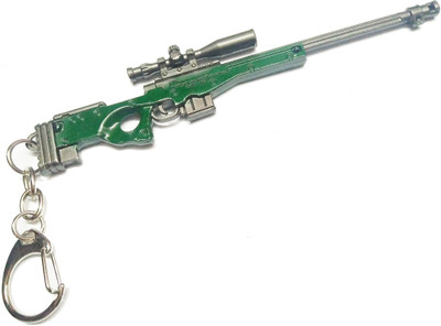 gtrp key Chain-key-PUBG-AWM-Green-Gun-Hook-Key-Chain Key Chain