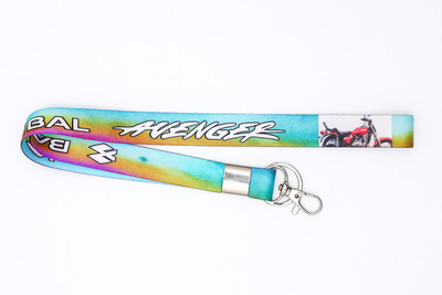 RINKON Avenger Bike Lanyard 18inches Fabric tag keychain For Bike Men Women Key Chain