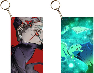 Hariyaali Enterprises LLP DanDaDan OKARUN AND MOMO POWER RANGERS Anime Unique Style 2 pcs Combo Key Chain