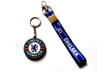 ShopTop Double sided Chelsea rubber and Tag keychain Key Chain