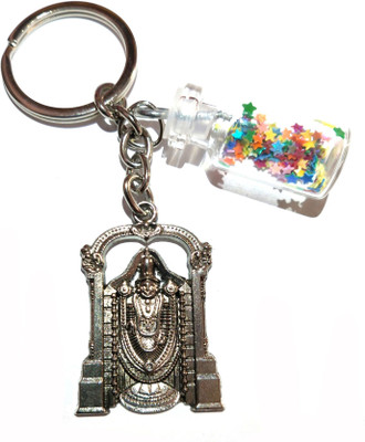 ShopTop Glitter bottle with Balaji keyring for men and women Key Chain