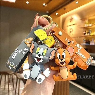 FLAMBE Tom and Jerry 3D Keychain Key Chain