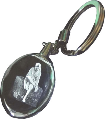 shinde exports Shirdi Sai baba crystl key chain Key Chain