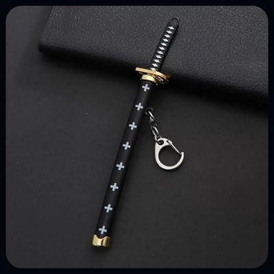 gtrp Katana Keychain with Push Button | Cool Anime Keychain 039-A Key Chain