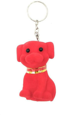 shinde exports dog keychain red Key Chain