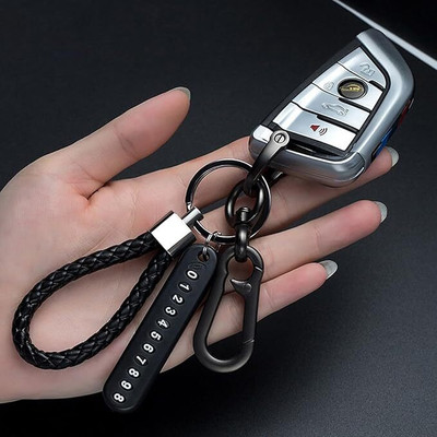 LILA ENTERPRISE 1pcs Keychain Anti-Lost for Keys With Phone Number Key Chain