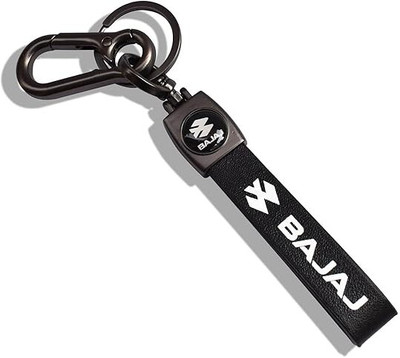 gtrp Bajaj Long Leather Key Chain, Key Ring with Metal & Leather 03 Key Chain