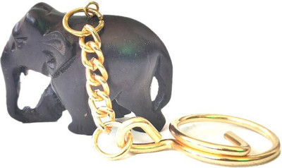 Mtr handicrafts Ebony blackwood. elephant keychain Key Chain