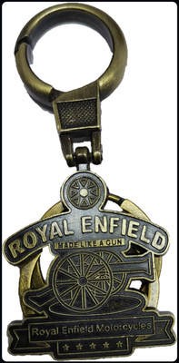 BBG BBG_Royal Enfield Solid Metal Keyring, durable Key Holder, Key Chain Organizer-A Key Chain