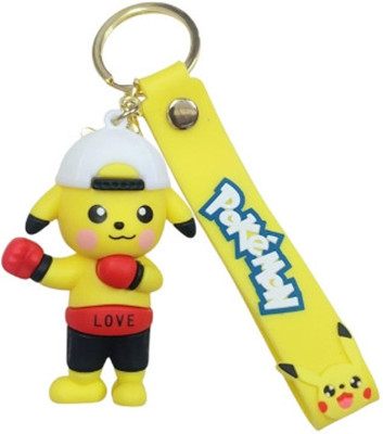 PEARLISH Pikachu Pokemon 3D Keychain Key Chain