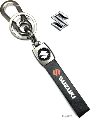 FLAMBE Model Suzuki Car & Bike Keychain premium Stainless steel Metal finish Key Chain