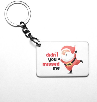 Rushaan Did You Miss Me Santa: Best Christmas Printed KeyChain Key Chain