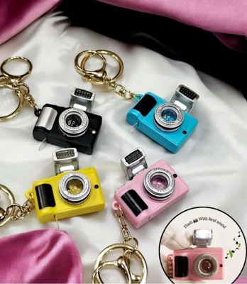 Jainzon Antique 3D Camera Keychain with Light Flash And Sound-S278 Key Chain
