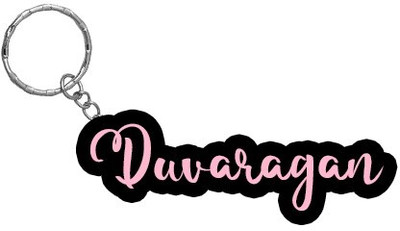 SY Gifts BPK Duvaragan Name Keychain Key Chain
