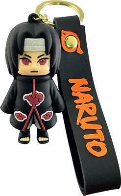 Kraft Crate Itachi Uchiha Inspired 3D Rubber Keychain – Naruto Anime Gifts & Collectibles | Key Chain