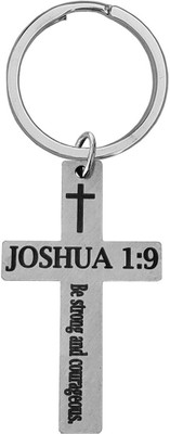 M Men Style Be Strong Courageous (Joshua 1:9)LSK220165 Key Chain