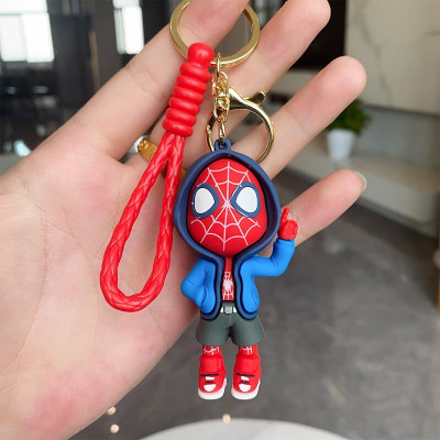 GINOYABROTHERS Premium Wold Famous Super Hero Character Silicon 3D Rubber Key Chain
