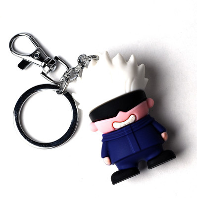 WHITE POPCORN Jujutsu Kaisen Satoru Gojo 3D keychain Key Chain