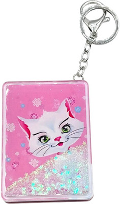 Tej Gifts Pocket Mirror Key chain, Double-Sided Magnifying Cosmetic Mirror Travel-Friendly Key Chain
