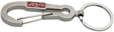 gtrp keychain-LEVIS Logo Hook Locking Silver Metal Key Key Chain