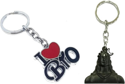 MORELL N-ADIYOGI AND I LOVE YOU BRO KEYCHAIN COMBO (PACK OF 2) Key Chain