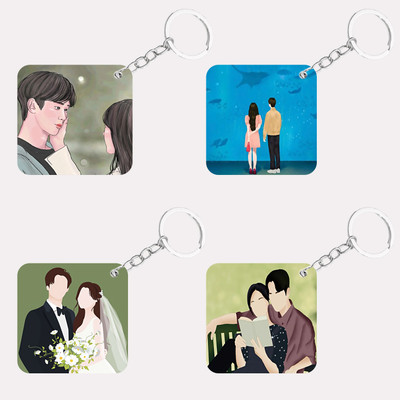 GS STUDIO QUEEN OF TEARS-K-drama-keychains |Smooth and shining keychain. Key Chain