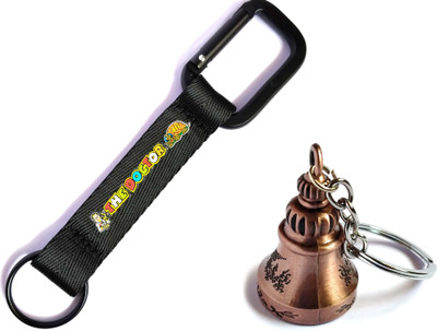 Meeko.com VR46 hook with Guardian bell key chain for bike and scotter Key Chain