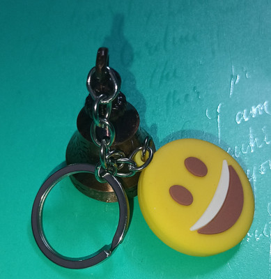 ShopTop Guardian Bell Keychain with double side smiley key chain for men and women Key Chain