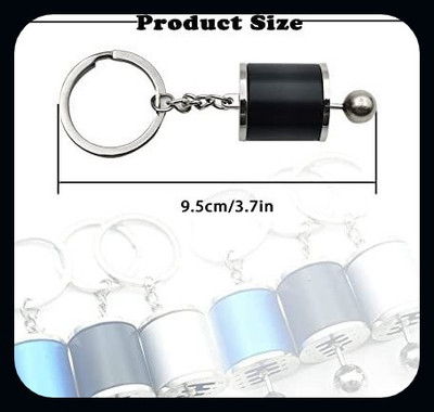 gtrp Gear Transmission Fidget Keychain Creative Auto Part Model Six-Speed 42-A Key Chain