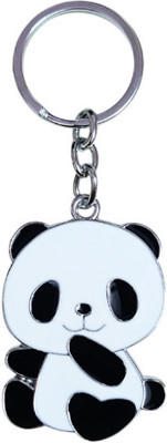 PEARLISH High Quality Solid Metal Cute Panda Keychain Key Chain