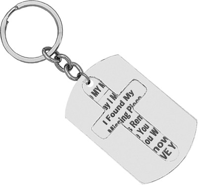 M Men Style To My Man Silver Stainless Steel Keychain LCSKey202345 Key Chain