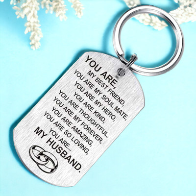 Shiv Jagdamba Gifts to Husband You are My Soul Mate You are So Loving Keychain KeyShiv26 Key Chain