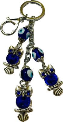 BBG NEW_Evil Eye attractive Owl Najar battu premium quality keychain Key Chain