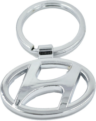 BBG NEW_Hyundai Heavy Metal High Quality Alloy Chrome Key Chain for Hyundai Lover Key Chain
