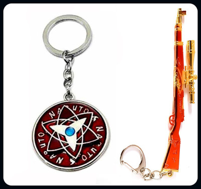 Meeko.com Spinning naruto and pubg keyring for men and women-A Key Chain