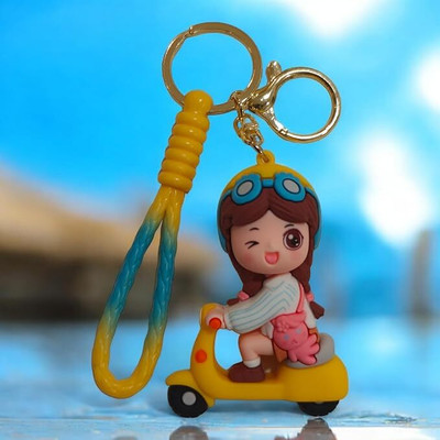 gtrp Cartoon Characters Keychain for Girls Boys, Cute Silicon R16 Key Chain