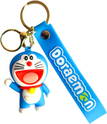Harshi Collections Doraemon Anime Silicon Cute 3D Rubber Cartoon keychain Key Chain