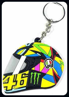 Meeko.com Chimera vr 46 helmet key chain-A Key Chain