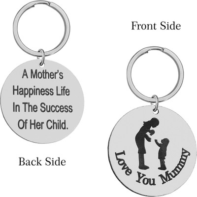 M Men Style A Mother's Happiness Life (Love You Mummy )Gifts LCSKey202304 Key Chain
