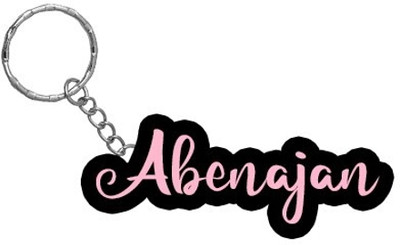 SY Gifts BPK Abenajan Name Keychain Key Chain