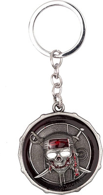 gtrp Rotating Pirates Of The Caribbean Stainless Steel Keychain 01 Key Chain